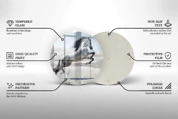 Protection plaque induction Cheval blanc