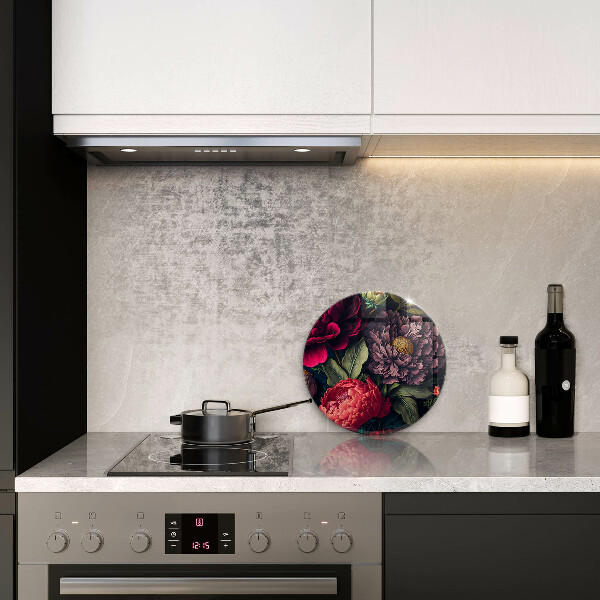 Protection plaque induction Belles fleurs