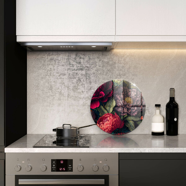 Protection plaque induction Belles fleurs