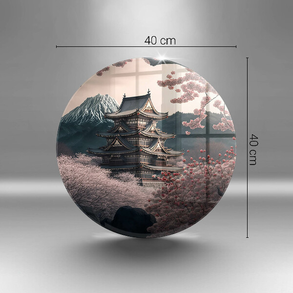 Protection plaque induction Paysage de construction japonais