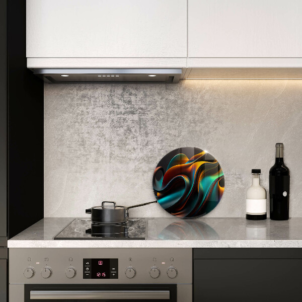 Protection plaque induction Abstraction colorée