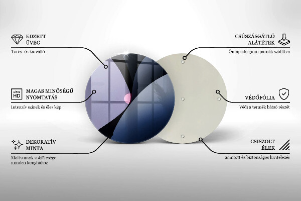 Protection plaque induction Formes abstraites