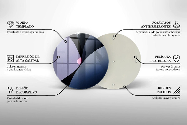 Protection plaque induction Formes abstraites
