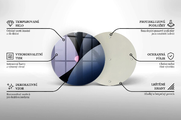 Protection plaque induction Formes abstraites