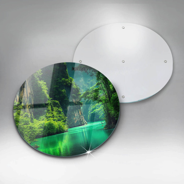 Protection plaque induction Paysage lagon