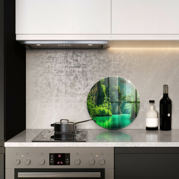 Protection plaque induction Paysage lagon