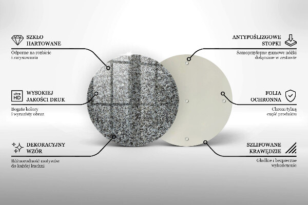 Protection plaque induction Texture de pierre