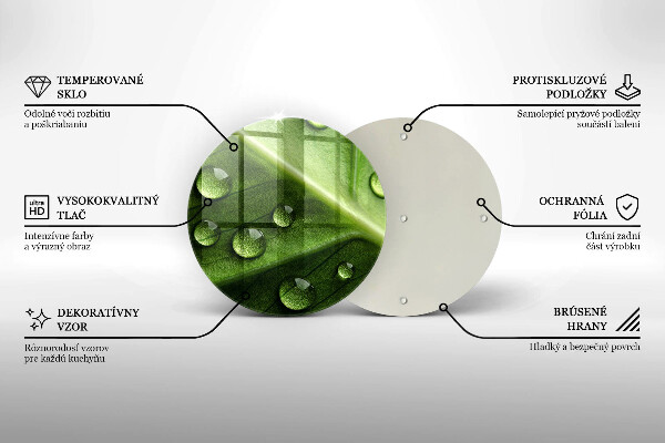 Protection plaque induction Nature rosée et feuille