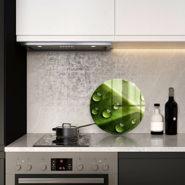 Protection plaque induction Nature rosée et feuille