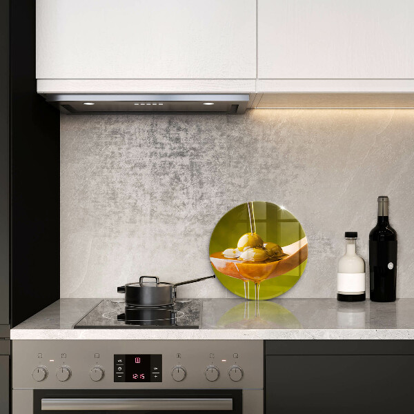 Protection plaque induction Huile d'olive et olives