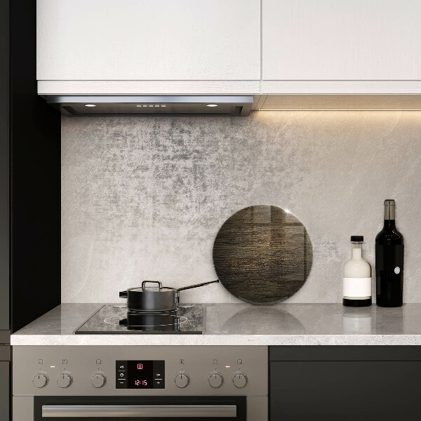 Protection plaque induction Texture d'écorce de bois