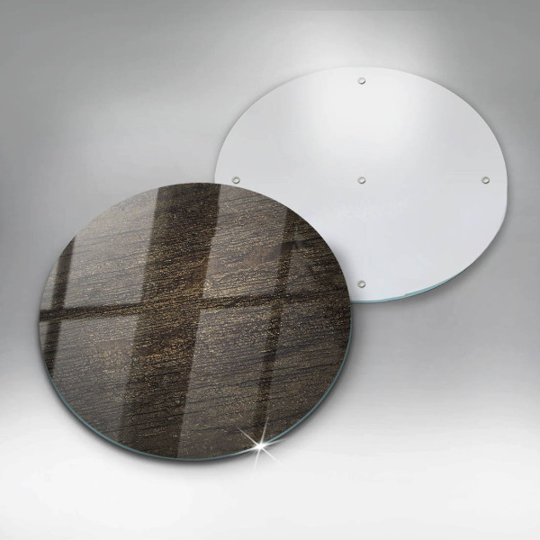 Protection plaque induction Texture d'écorce de bois