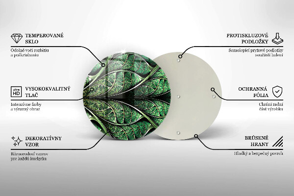 Protection plaque induction Structure des nervures des feuilles