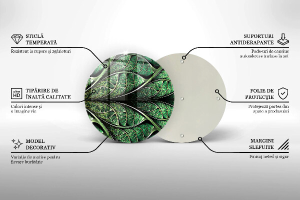 Protection plaque induction Structure des nervures des feuilles