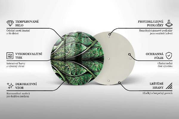 Protection plaque induction Structure des nervures des feuilles