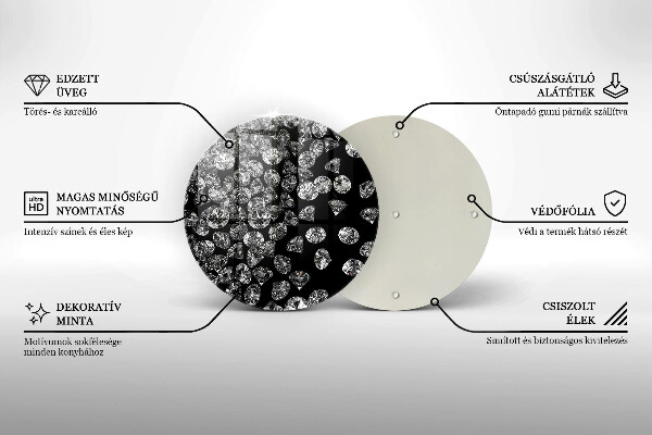 Protection plaque induction Diamants diamants