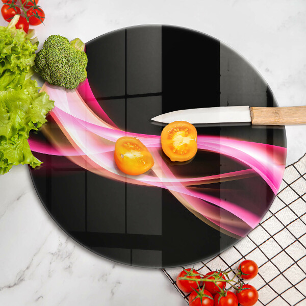 Protection plaque induction Fumée de néon abstraite