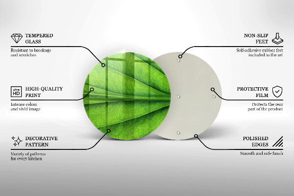 Protection plaque induction Feuille de veine naturelle