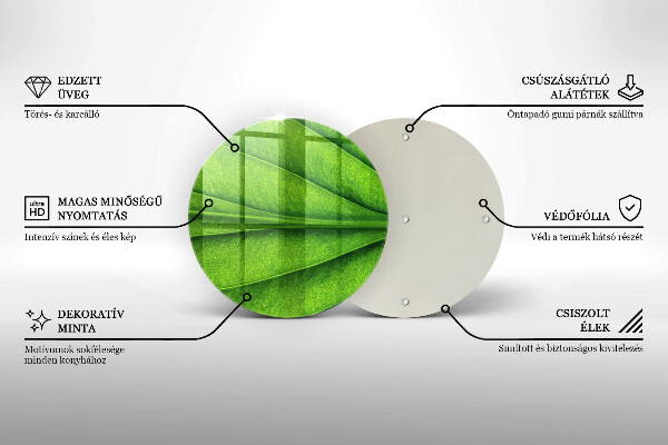 Protection plaque induction Feuille de veine naturelle