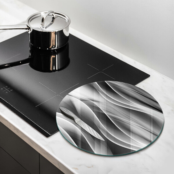 Protection plaque induction Lignes abstraites de fumée