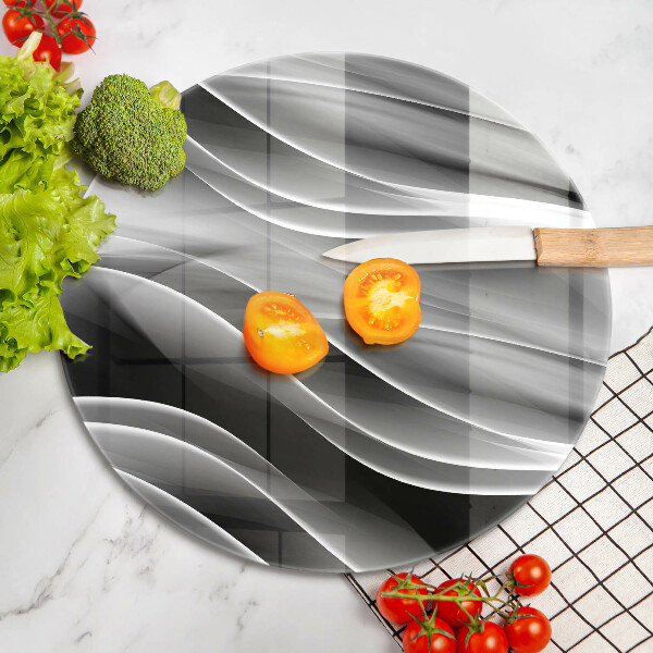 Protection plaque induction Lignes abstraites de fumée