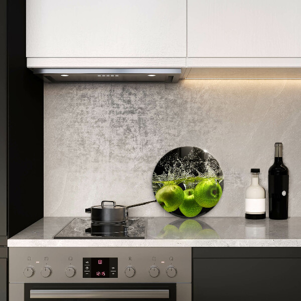 Protection plaque induction Pommes vertes et eau