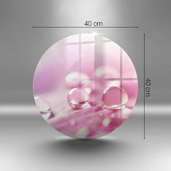 Protection plaque induction Pétales de fleurs de rosée