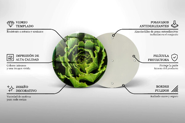 Protection plaque induction Manger des feuilles de laitue