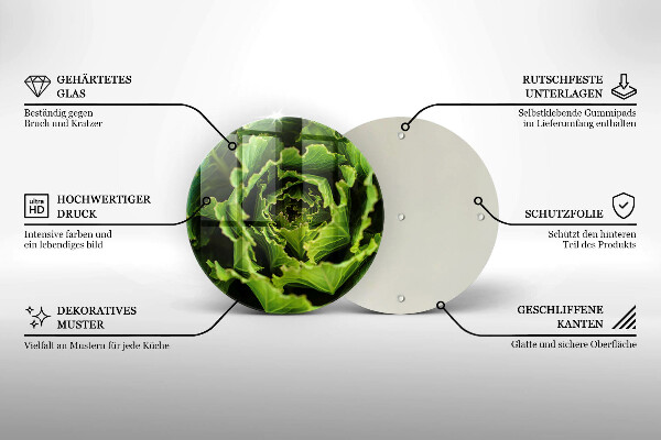 Protection plaque induction Manger des feuilles de laitue