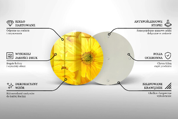 Protection plaque induction Pétales de fleur