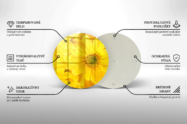 Protection plaque induction Pétales de fleur