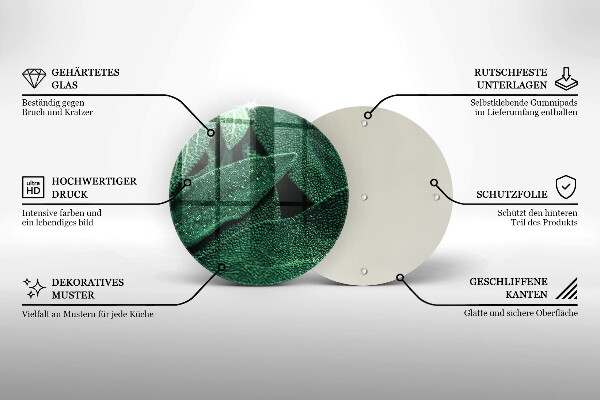 Protection plaque induction Les feuilles de la plante