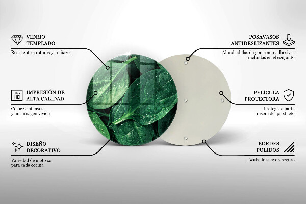 Protection plaque induction Feuilles de basilic