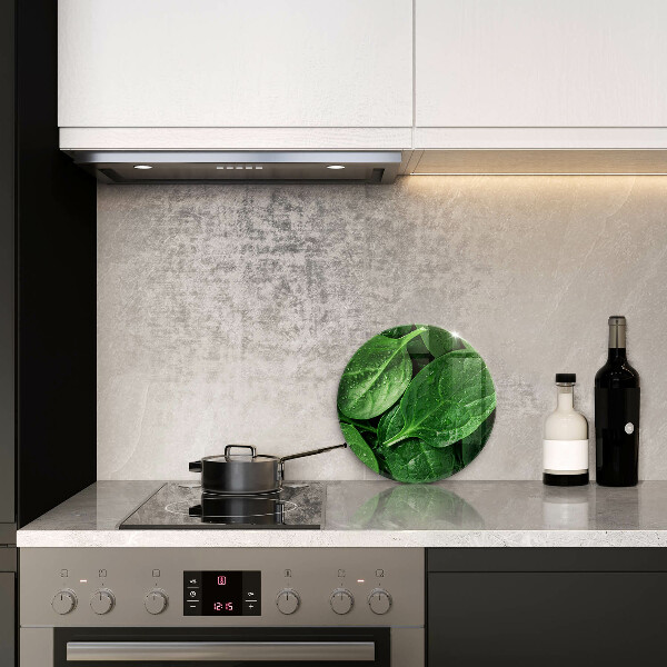 Protection plaque induction Feuilles de basilic