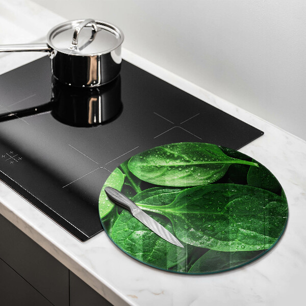 Protection plaque induction Feuilles de basilic