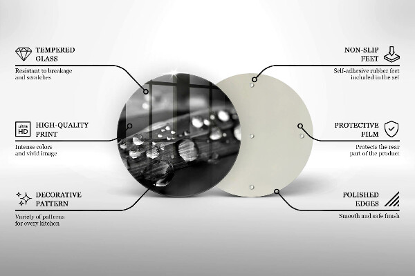 Protection plaque induction La rosée tombe sur les feuilles