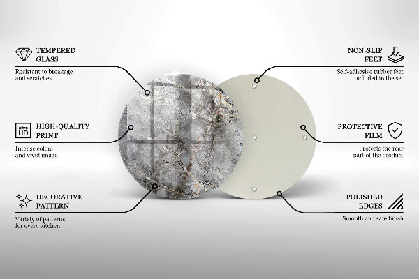 Protection plaque induction Texture de pierre