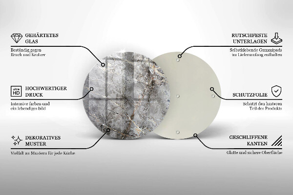 Protection plaque induction Texture de pierre