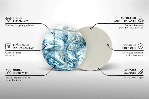 Protection plaque induction Structure avec de l'or