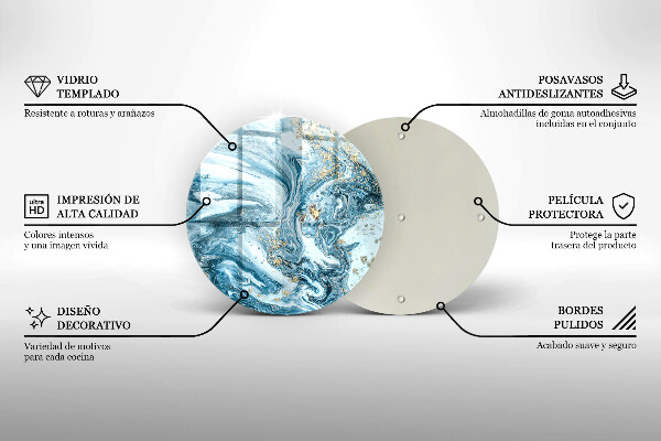Protection plaque induction Structure avec de l'or
