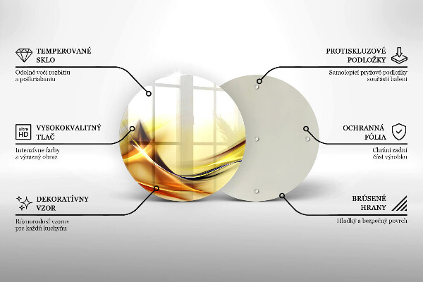 Protection plaque induction Lignes de lumière abstraites