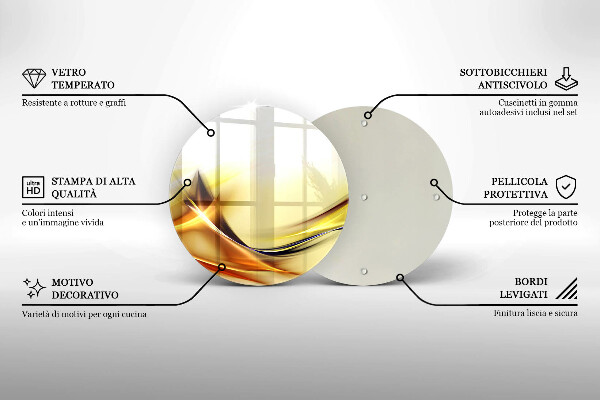 Protection plaque induction Lignes de lumière abstraites