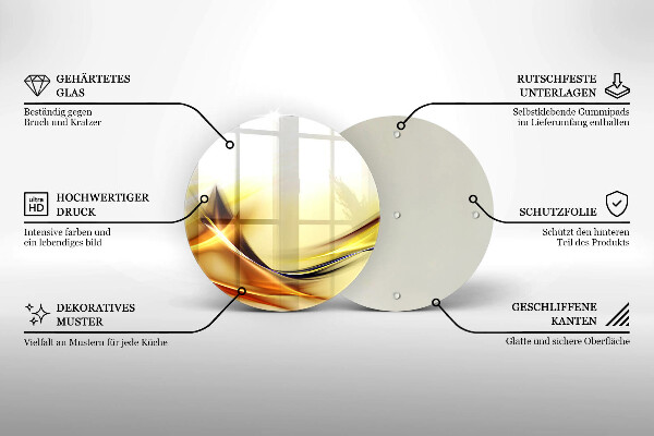 Protection plaque induction Lignes de lumière abstraites