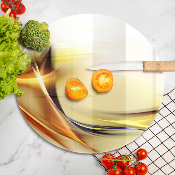 Protection plaque induction Lignes de lumière abstraites