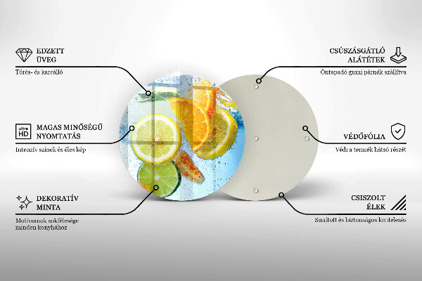 Protection plaque induction Eau d'agrumes juteuse