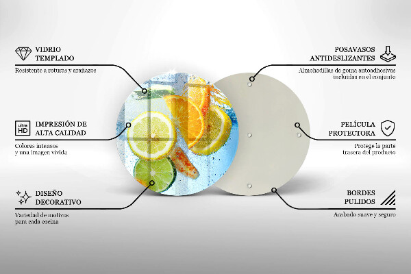 Protection plaque induction Eau d'agrumes juteuse