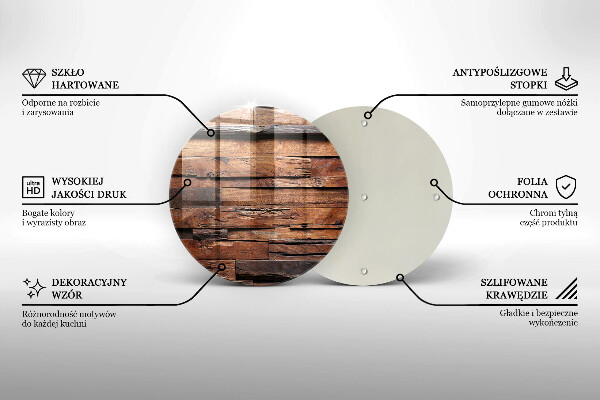 Protection plaque induction Planches de bois décoratives