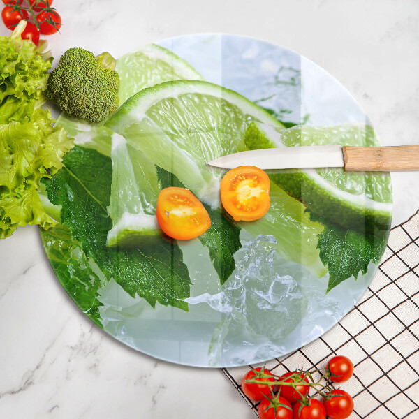 Protection plaque induction Citron vert menthe et glace