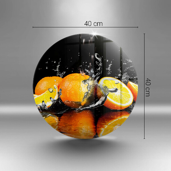 Protection plaque induction Fruit orange juteux