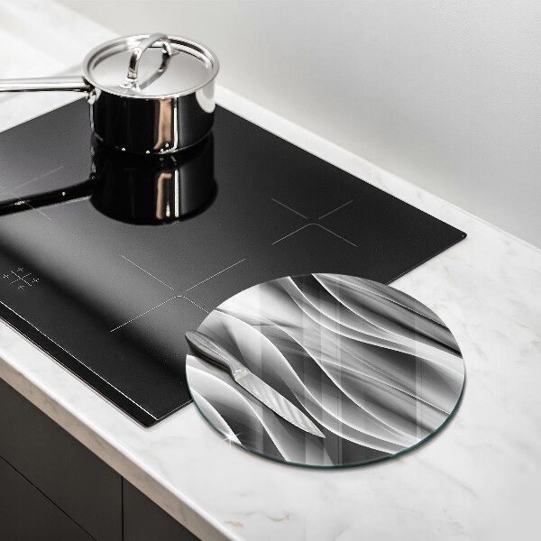 Protection plaque induction Lignes douces d'abstraction